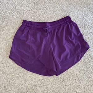 Lululemon purple hotty hot short